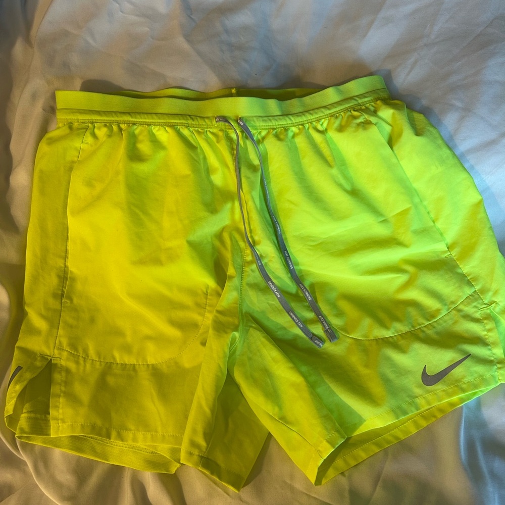Nike Vibrant Yellow Dri-Fit Shorts